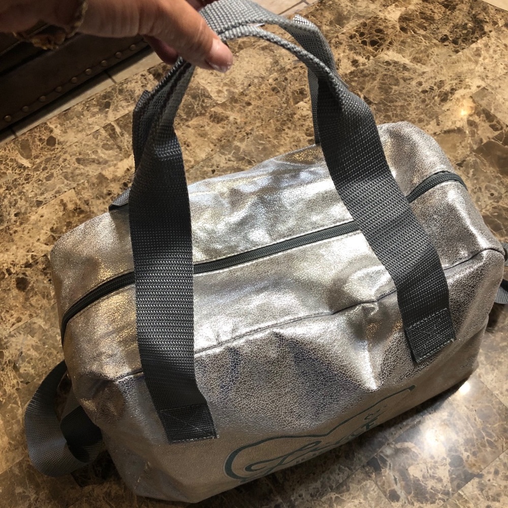 Justice Live silver Duffel tote gymnastics bag - Picture 5 of 12